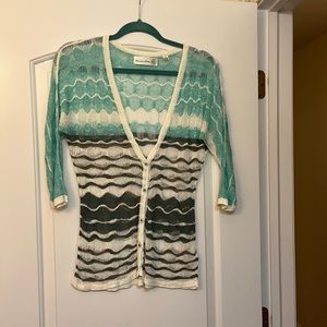 Fine knit cardigan